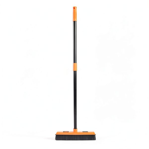 Rubber Broom and Carpet Rake for Pet Hair Removal, 49 Inch Three Section Stainless Steel Pole, Hair Removal Tool, Pet Broom and Rubber Putty, Suitable for Blankets, Hardwood Floors, Ceramic Tiles-6