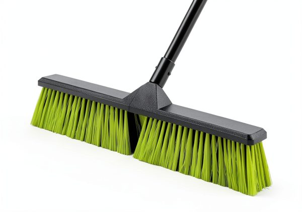 3 PK 24" Push Broom Outdoor, Heavy Duty Broom with 63" Long Handle, Shop Garage Broom with Stiff Bristle for Indoor Outdoor Floor Cleaning, Garden Patio Deck Warehouse Lawn Driveway Scrubbing-6