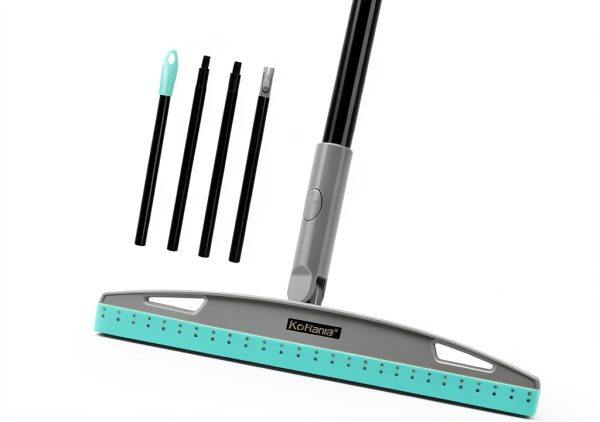 Multifunction Magic Broom by KeFanta 59in Silicone Scraper Blue-0