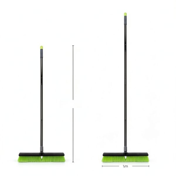 Indoor Shop Garage Push Boom 18 inch Broom KalTell Soft Bristles-4