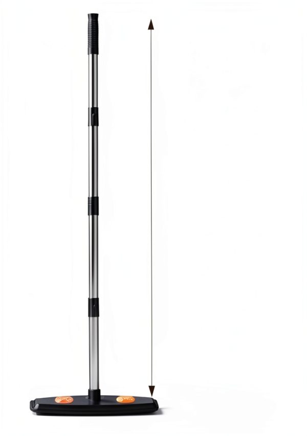 Pet Rubber Broom by Bryquelin 49in Broom with Adjustable Handle Black-4