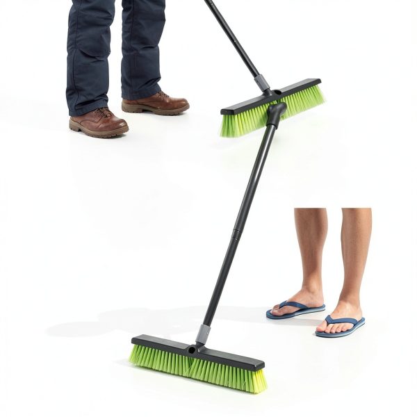 Indoor Shop Garage Push Boom 18 inch Broom KalTell Soft Bristles-3