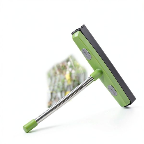 Rubber Broom Homilifibra 57 inch Long Handle Pet Hair Remover Green-5